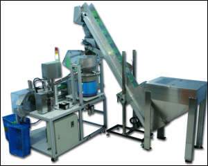 Detergent cap assembly machine.[ CPDC-120 ]