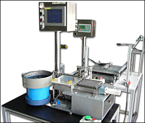 Semi-circular ferrite arranging machine.[ FCSC-200 ]